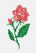 Cross Stitch Kit Luca-S - Rose, B1062 Cross Stitch Kits - HobbyJobby