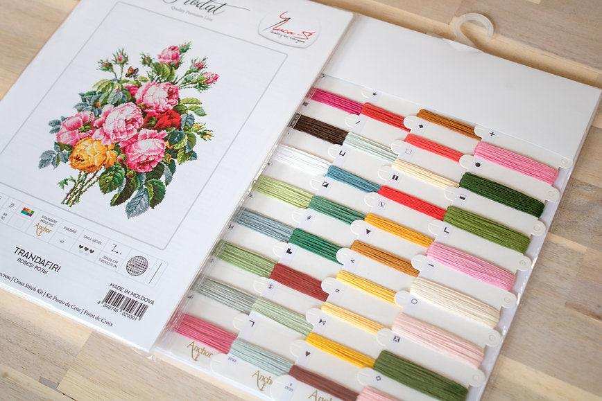 Cross Stitch Kit Luca-S - Roses BA2372 - HobbyJobby