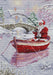 Cross Stitch Kit Luca-S - Santa Fishing, BU5014 Cross Stitch Kits - HobbyJobby