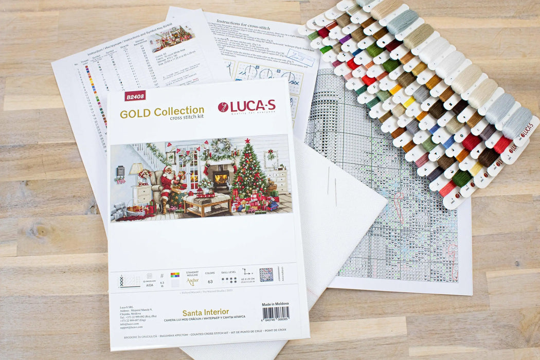 Cross Stitch Kit Luca-S - Santa Interior, B2408 Cross Stitch Kits - HobbyJobby
