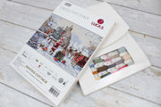 Cross Stitch Kit Luca-S - Santa's Cottage, BU5011 Cross Stitch Kits - HobbyJobby