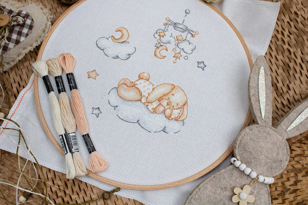 Cross Stitch Kit Luca-S - Sleepy, B1193 - HobbyJobby
