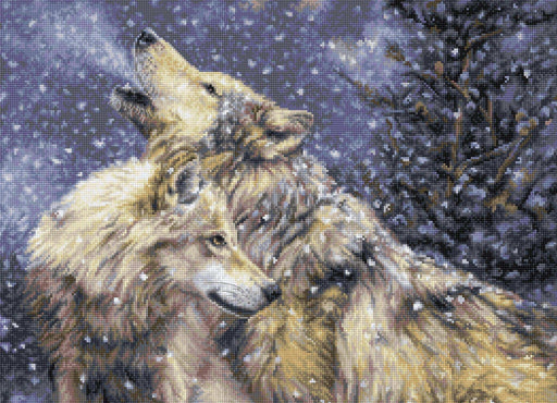 Cross Stitch Kit Luca-S - Snowfall, BU5004 - Luca-S