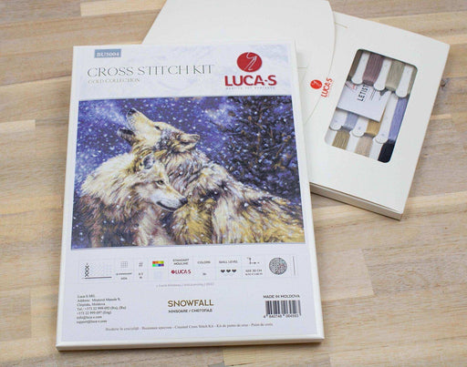 Cross Stitch Kit Luca-S - Snowfall, BU5004 - Luca-S