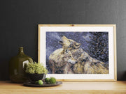 Cross Stitch Kit Luca-S - Snowfall, BU5004 - Luca-S