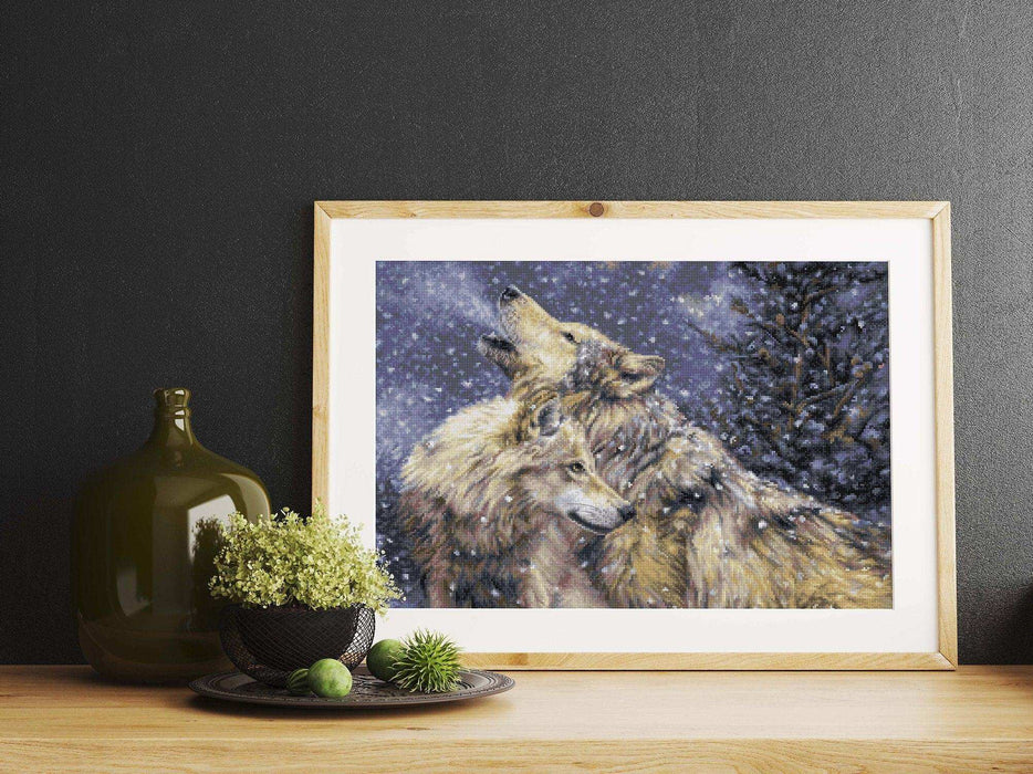 Cross Stitch Kit Luca-S - Snowfall, BU5004 - Luca-S