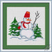 Cross Stitch Kit Luca-S - Snowman, B1069 Cross Stitch Kits - HobbyJobby