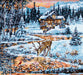 Cross Stitch Kit Luca-S - Snowy Cabin, BU4022 - HobbyJobby