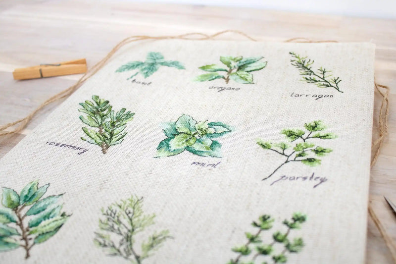 Cross Stitch kit Luca-S - Spices and Herbs, B2346 - HobbyJobby