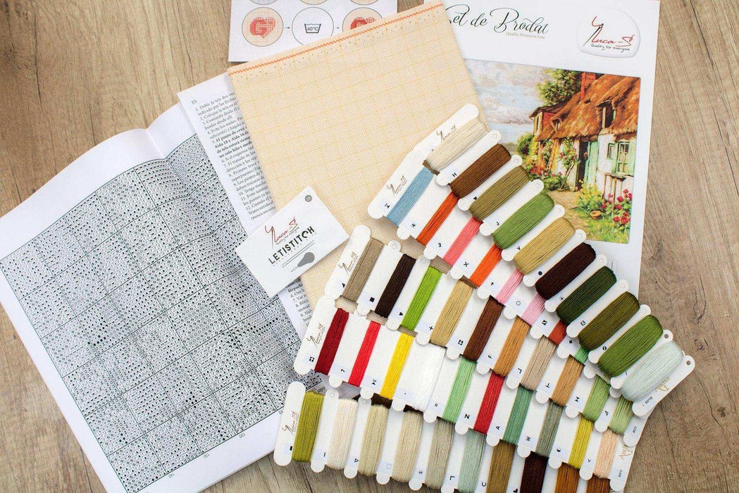 Cross Stitch Kit Luca-S - Summer Landscape, B571 - Luca-S
