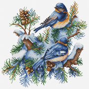 Cross Stitch Kit Luca-S - The Birds-Winter, B2418 Cross Stitch Kits - HobbyJobby