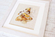 Cross Stitch Kit Luca-S - The fairy with mushrooms, B1109 - Luca-S