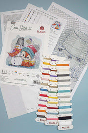 Cross Stitch Kit Luca-S - The fox & Friends, B1200 Cross Stitch Kits - HobbyJobby