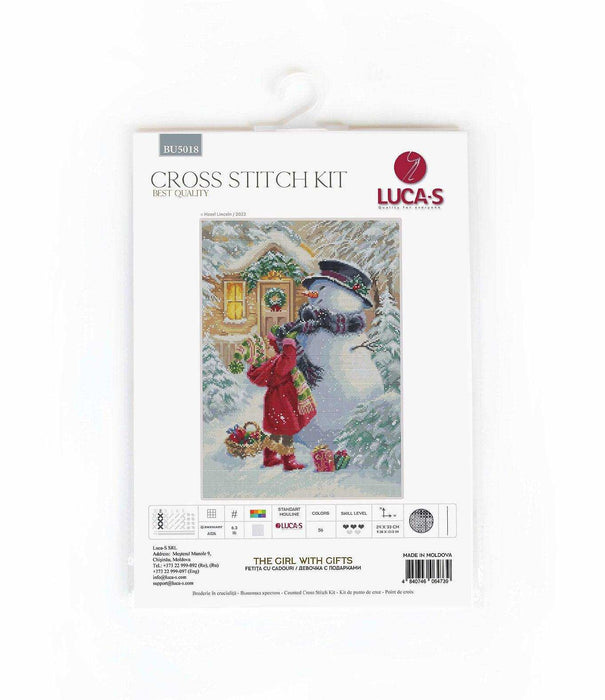 Cross Stitch Kit Luca-S - The Girl With Gifts, BU5018 Cross Stitch Kits - HobbyJobby