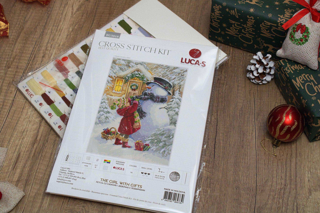 Cross Stitch Kit Luca-S - The Girl With Gifts, BU5018 Cross Stitch Kits - HobbyJobby