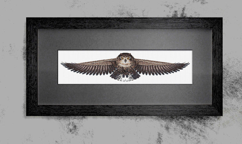 Cross Stitch Kit Luca-S - The Owl, CD005 Cross Stitch Kits - HobbyJobby
