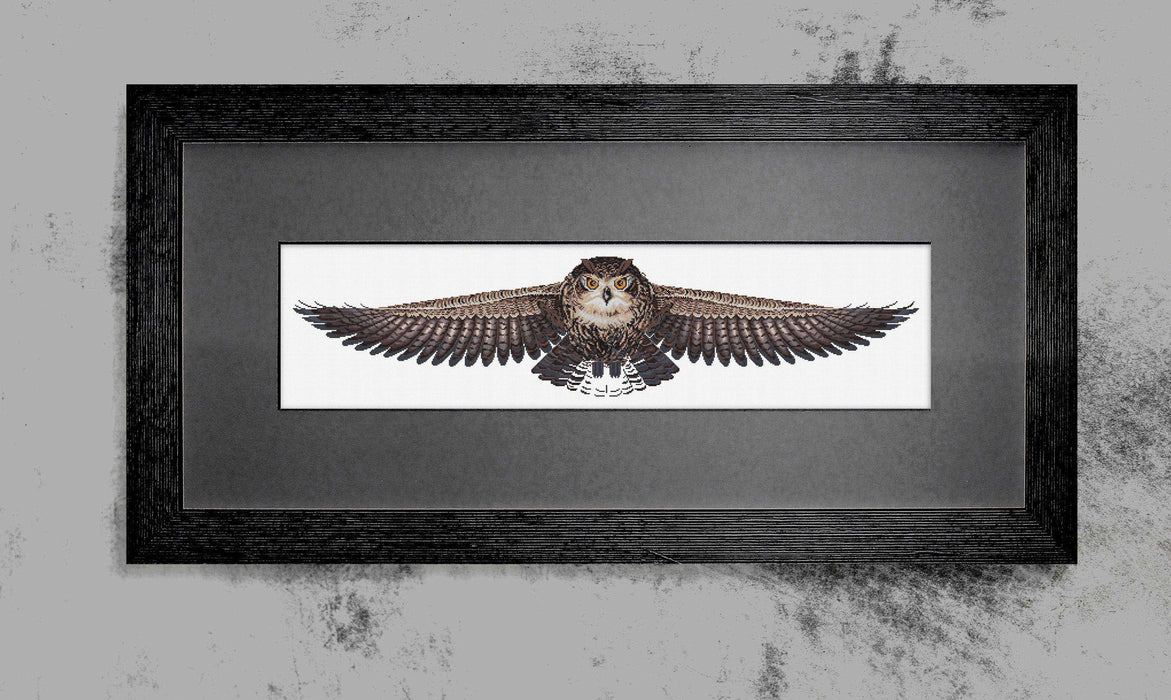 Cross Stitch Kit Luca-S - The Owl, CD005 Cross Stitch Kits - HobbyJobby