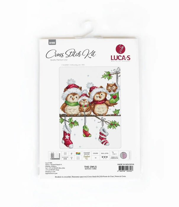 Cross Stitch Kit Luca-S - The Owls - HobbyJobby