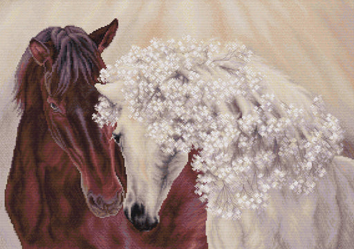 Cross Stitch Kit Luca-S - The Perfect Couple, BU5010 Cross Stitch Kits - HobbyJobby