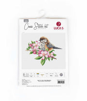 Cross Stitch Kit Luca-S - The tit on the branch, B1194 Cross Stitch Kits - HobbyJobby