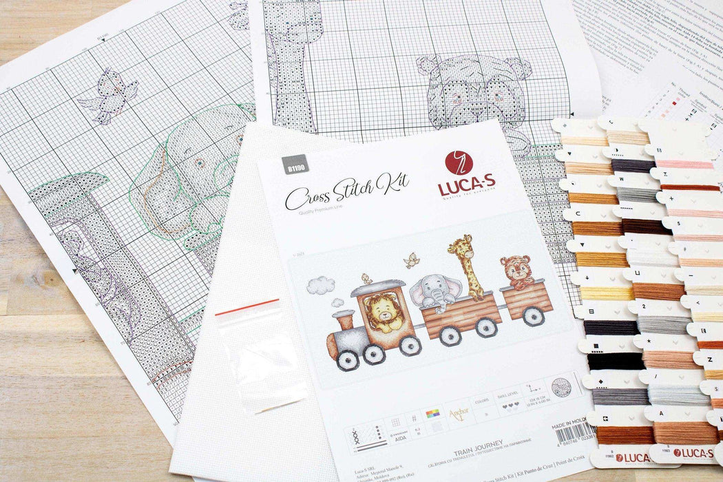 Cross Stitch Kit Luca-S - Train Journey - HobbyJobby