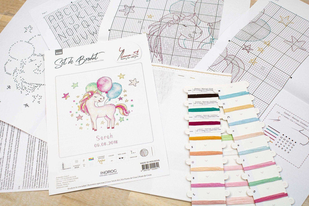 Cross Stitch Kit Luca-S - Unicorn, B1149 - Luca-S