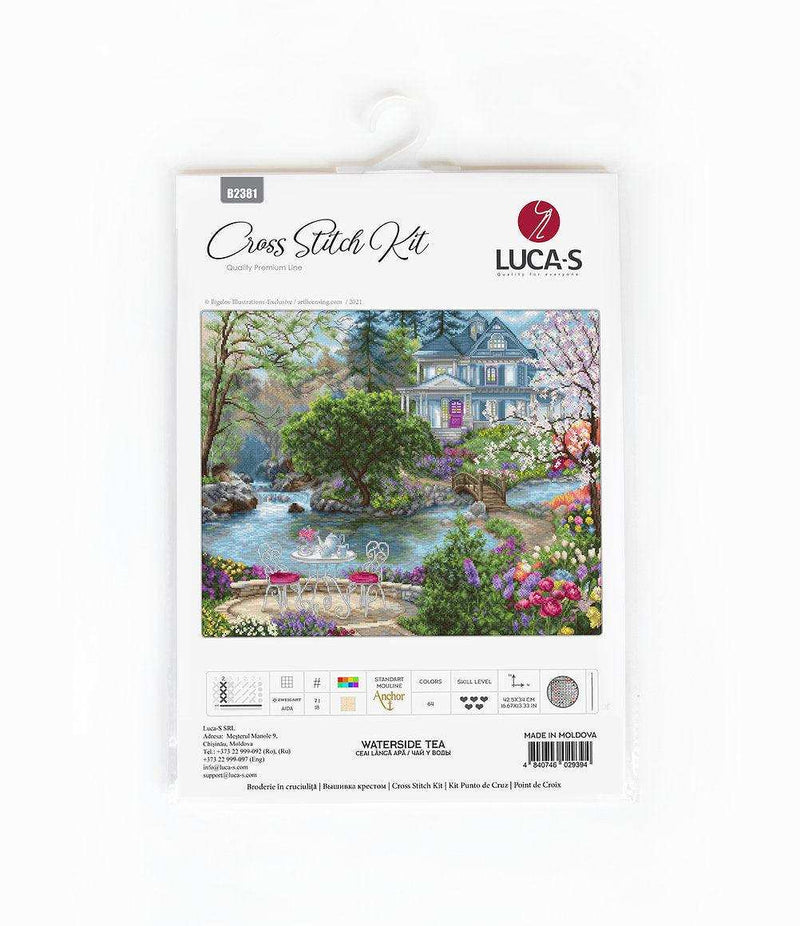 Cross Stitch Kit Luca-S - Waterside Tea - HobbyJobby