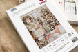 Cross Stitch Kit Luca-S - White Santa With Christmas Tree, BU5019 Cross Stitch Kits - HobbyJobby