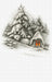 Cross Stitch Kit Luca-S - Winter Landscape, B2279 - Luca-S