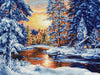 Cross Stitch Kit Luca-S - Winter Landscape, B477 - Luca-S