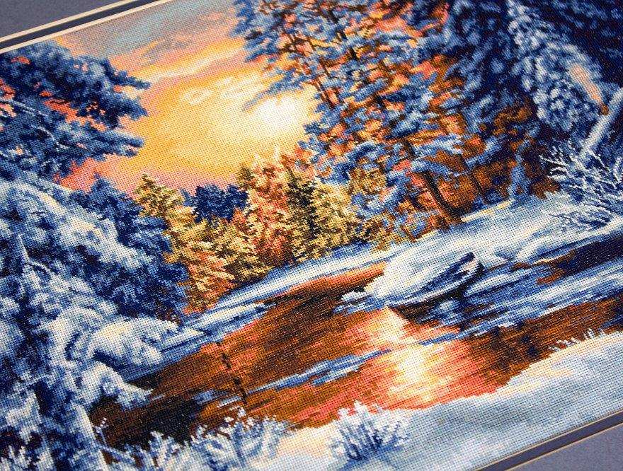 Cross Stitch Kit Luca-S - Winter Landscape, B477 - Luca-S