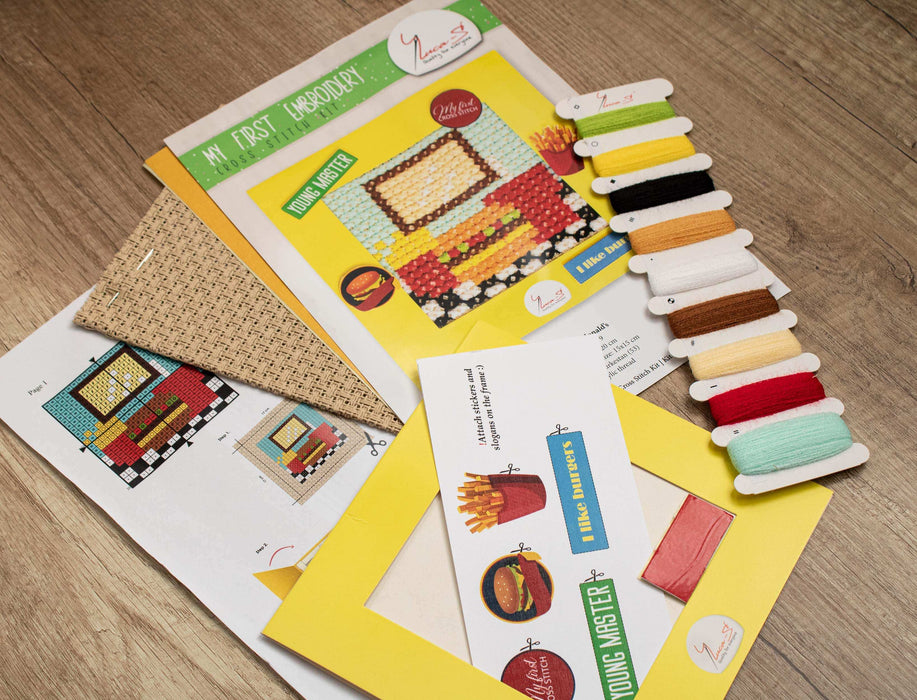 Cross Stitch Kit Luca-S - X02 Mcdonald’s Cross Stitch Kits - HobbyJobby