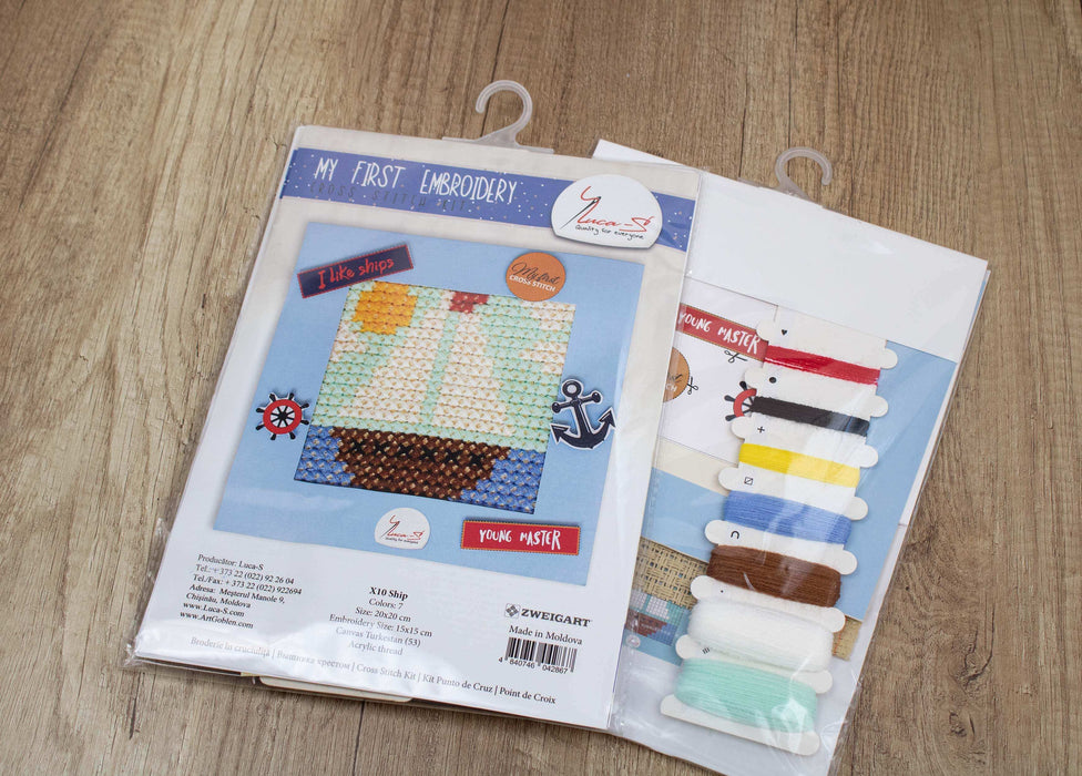 Cross Stitch Kit Luca-S - X10 Ship Cross Stitch Kits - HobbyJobby