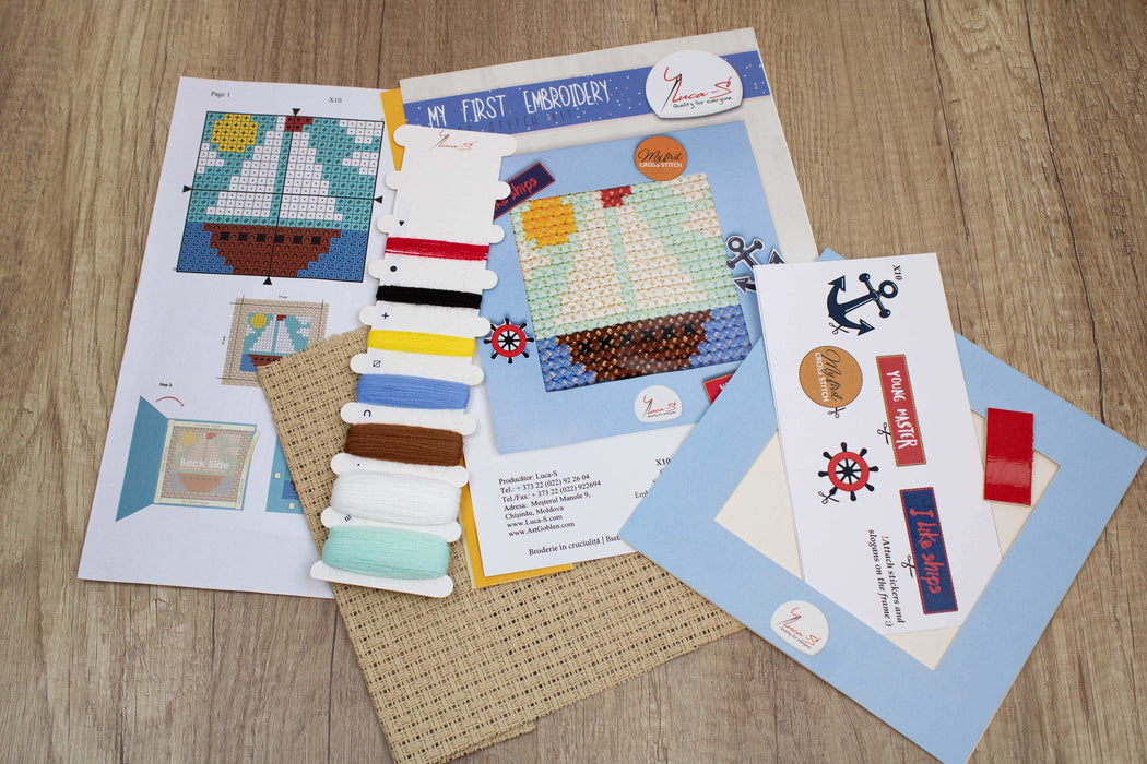 Cross Stitch Kit Luca-S - X10 Ship Cross Stitch Kits - HobbyJobby
