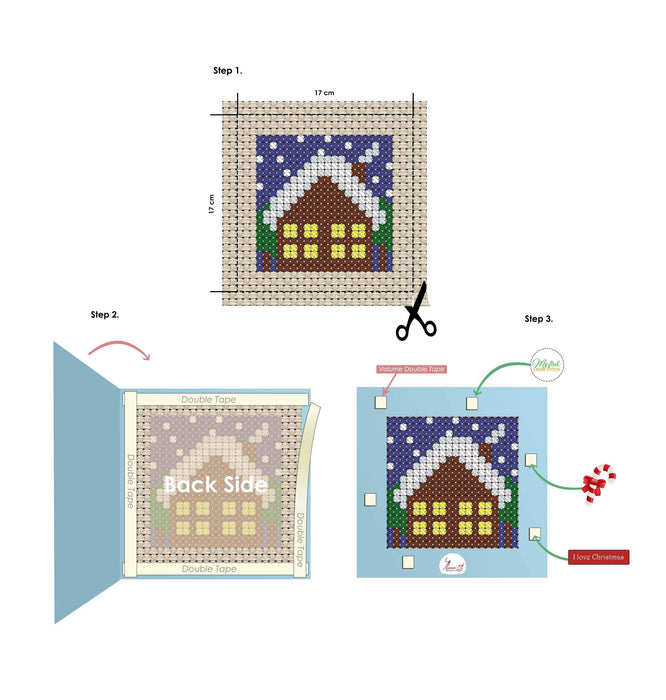 Cross Stitch Kit Luca-S - X13 House Cross Stitch Kits - HobbyJobby