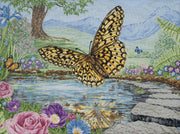 Cross Stitch Kit Maia - Butterfly Cross Stitch Kits - HobbyJobby