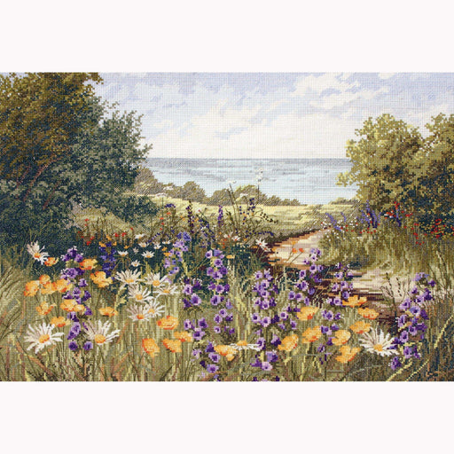 Cross Stitch Kit Maia - Clifftop Footpath Cross Stitch Kits - HobbyJobby