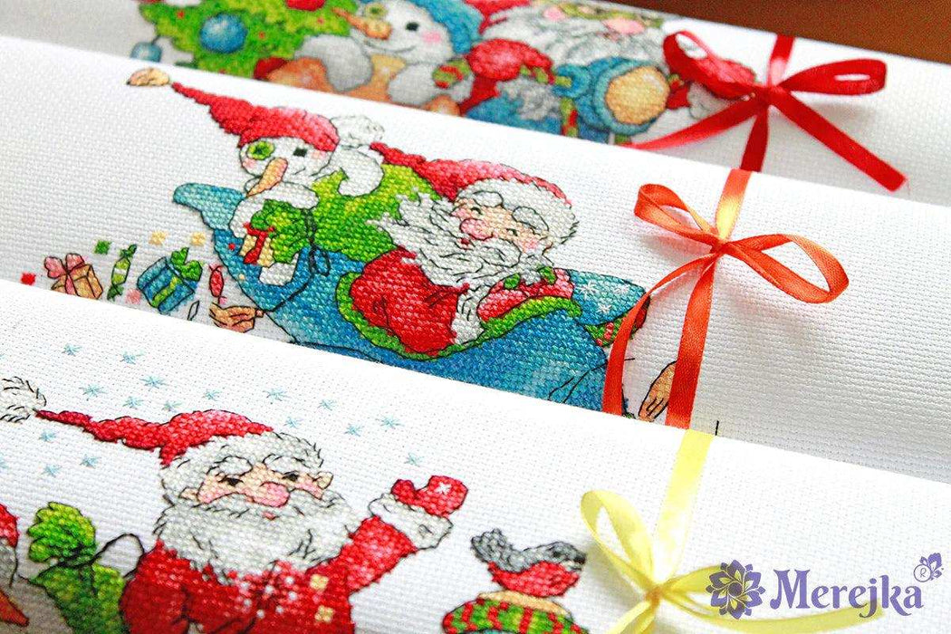 Cross Stitch Kit Merejka - Christmas Flight, K-113 Cross Stitch Kits - HobbyJobby