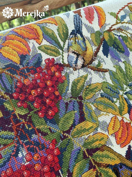 Cross Stitch Kit Merejka - Colorful Rowan, K-151 Cross Stitch Kits - HobbyJobby