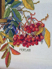 Cross Stitch Kit Merejka - Colorful Rowan, K-151 Cross Stitch Kits - HobbyJobby