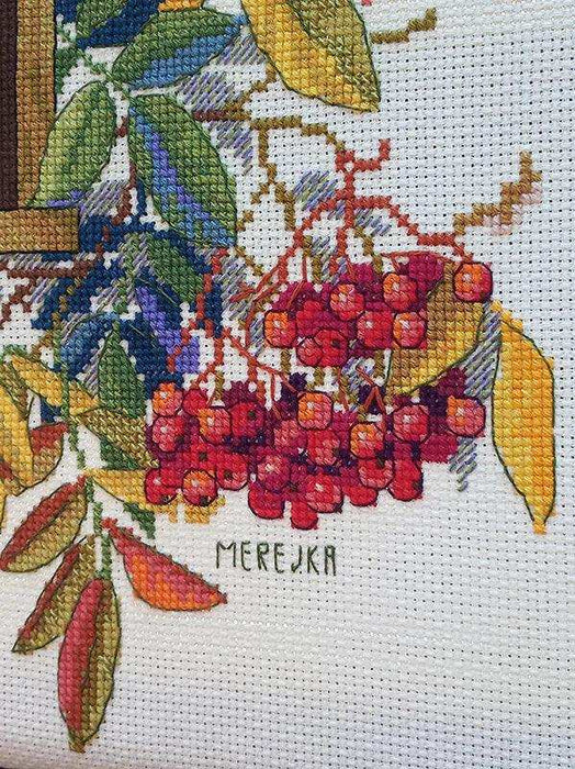Cross Stitch Kit Merejka - Colorful Rowan, K-151 Cross Stitch Kits - HobbyJobby