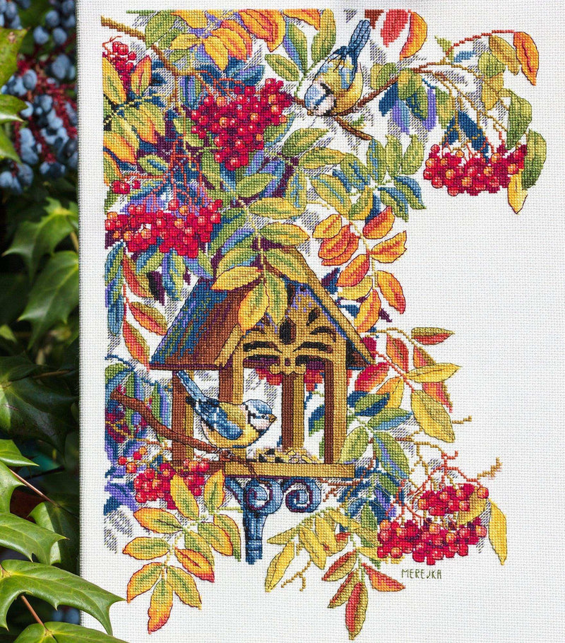 Cross Stitch Kit Merejka - Colorful Rowan, K-151 Cross Stitch Kits - HobbyJobby