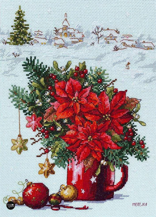 Cross Stitch Kit Merejka - Happy Holiday Cross Stitch Kits - HobbyJobby