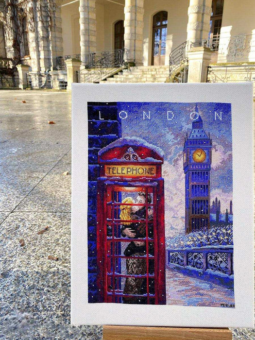 Cross Stitch Kit Merejka - Visit London, K-182 Cross Stitch Kits - HobbyJobby