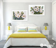 Cross Stitch Kit Merejka - White Flowers, K-118 Cross Stitch Kits - HobbyJobby