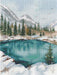 Cross Stitch Kit Oven - Altai.Geysernoe Lake Oven Cross Stitch Kits - HobbyJobby