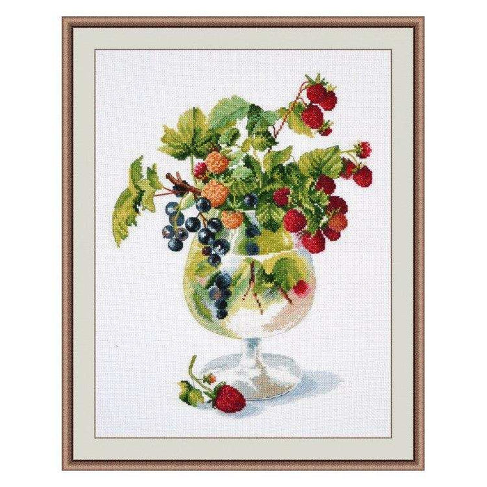 Cross Stitch Kit Oven - Berry Liquor Oven Cross Stitch Kits - HobbyJobby