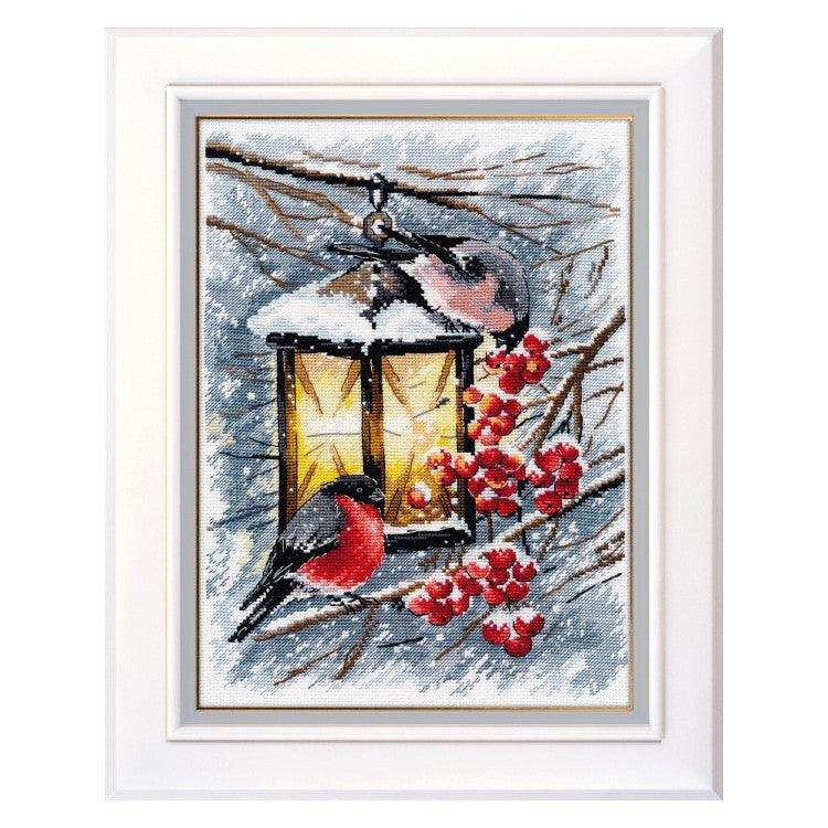 Cross Stitch Kit Oven - Christmas Light, S1024 Oven Cross Stitch Kits - HobbyJobby