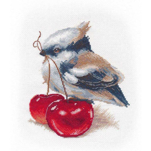 Cross Stitch Kit Oven - Feathered Gourmet Oven Cross Stitch Kits - HobbyJobby