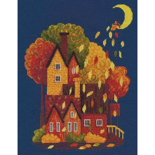 Cross Stitch Kit Oven - Magic leaf fall Oven Cross Stitch Kits - HobbyJobby